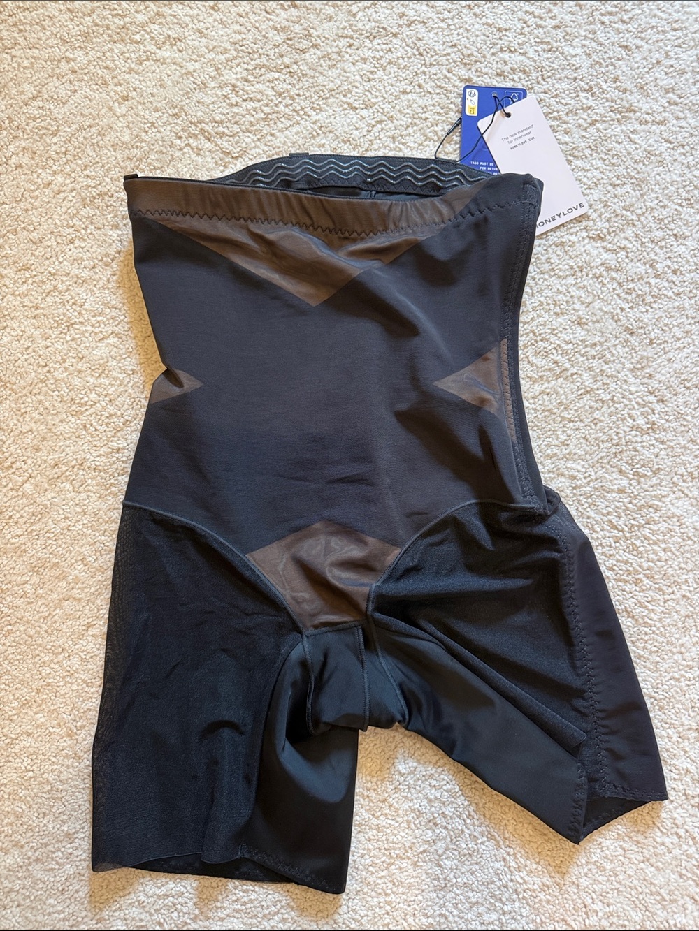 Honeylove High-Waist Black Shapewear Shorts NWT size Small